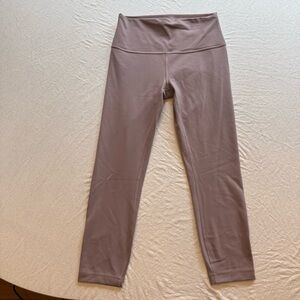 Lululemon Wunder Train‎ High Rise Crop 23" Size 8 Purple